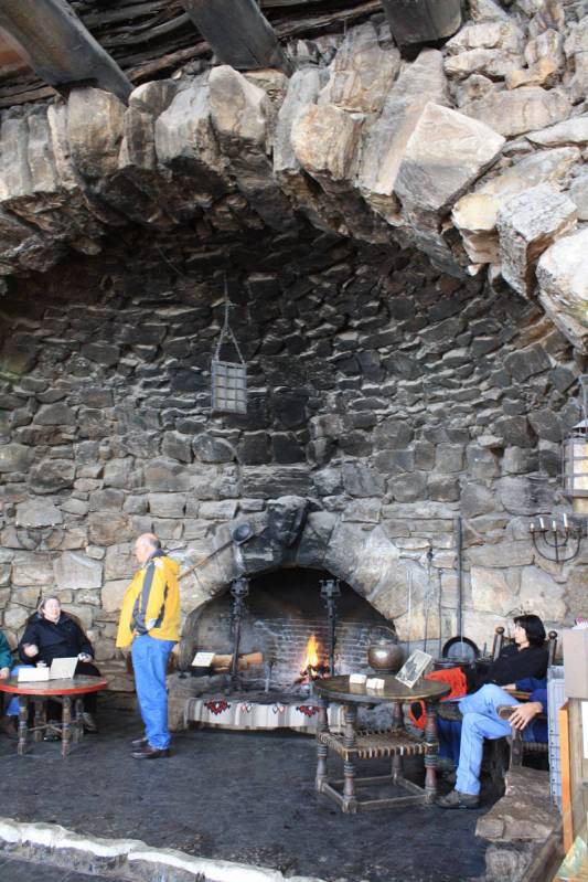 Hermit’s Rest, located on the rim, was designed by Grand Canyon architect Mary Colton and con ...