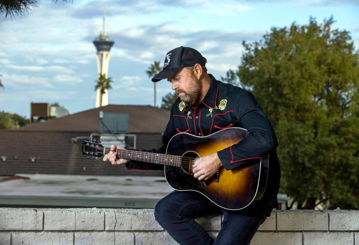 Ryan Pardey plays in his backyard used to book the Bunkhouse Saloon but not since COVID-19 shut ...