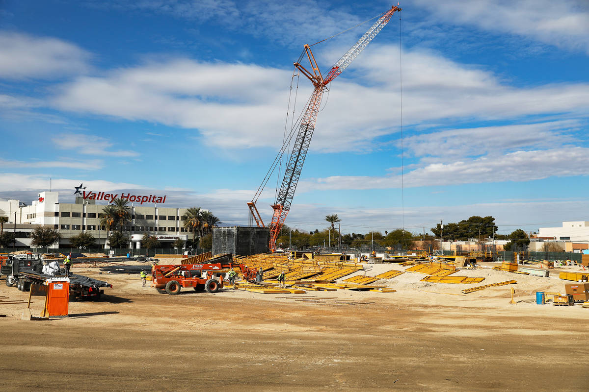 The site for the future medical education building for UNLV’s School of Medicine in Las Vegas ...