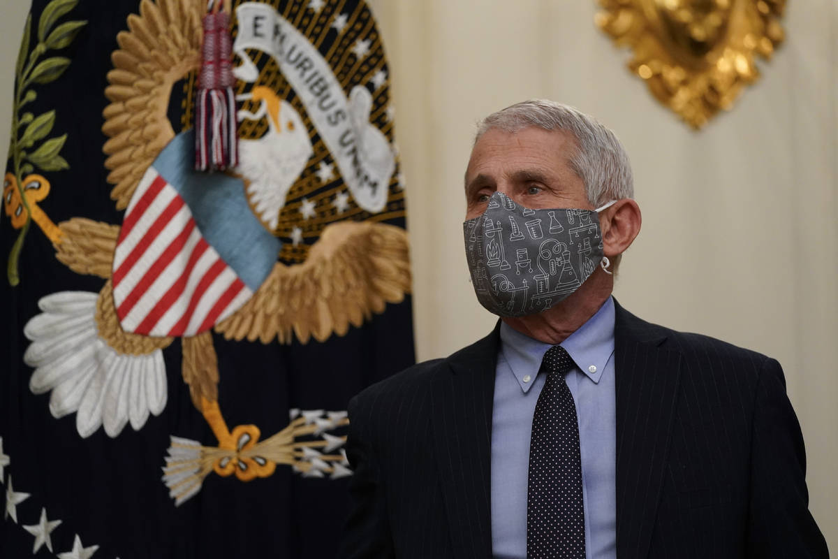 Dr. Anthony Fauci, director of the National Institute of Allergy and Infectious Diseases, arriv ...