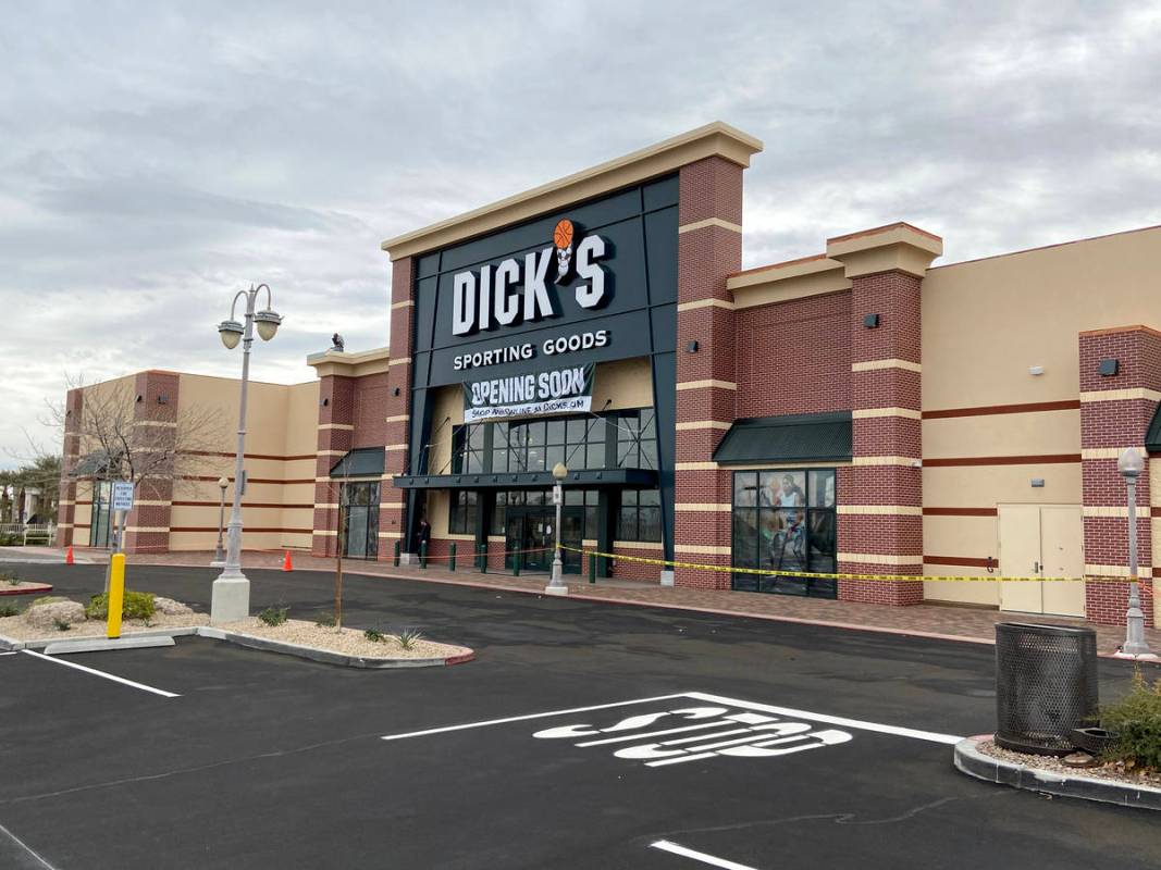 Dick's Sporting Goods store at Crossroads Commons, a Las Vegas strip mall at the southeast corn ...