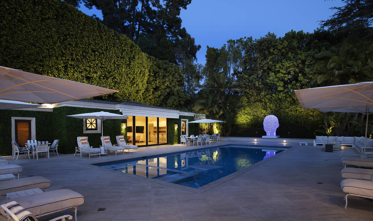 Casino developer Steve Wynn is trying to sell his Beverly Hills, California, mansion, seen here ...