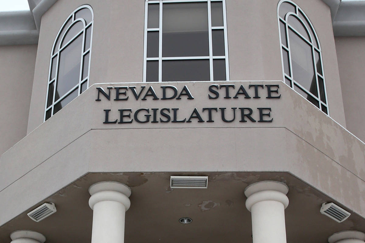 The Nevada Legislative Building in Carson City (K.M. Cannon/Las Vegas Review-Journal) @KMCannon ...