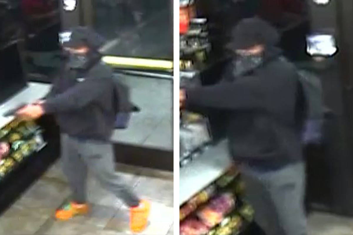 Police are seeking this man in connection with an armed robbery that occurred Sunday, Dec. 13, ...