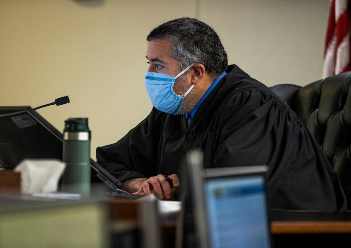 Judge Joe M. Bonaventure presides over the initial court appearance for Gabriel Hillery and Raf ...