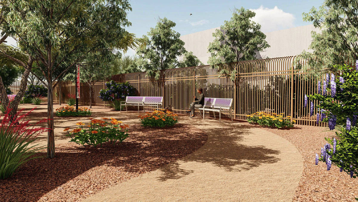 Artists rendering of the future Historic Westside Legacy Park in Las Vegas. (City of Las Vegas)
