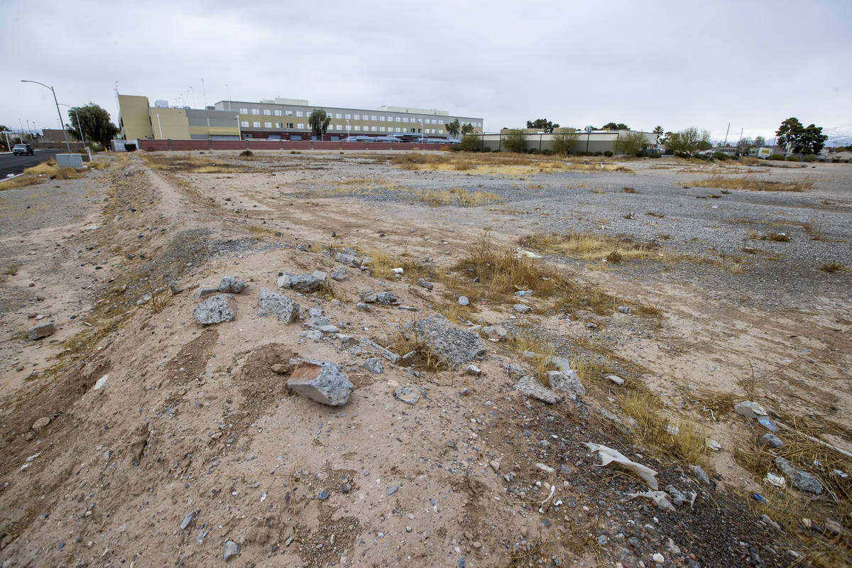 Construction on Historic Westside Legacy Park, a partnership between the city of Las Vegas and ...