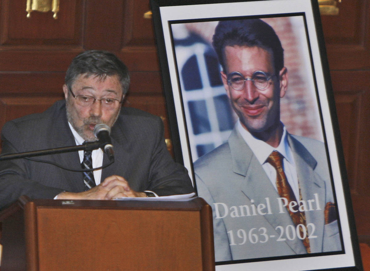 FILE - In this April 15, 2007, file photo, Dr. Judea Pearl, father of American journalist Danie ...
