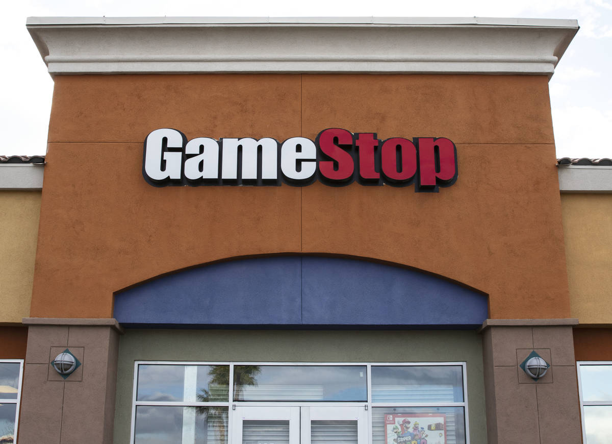 GameStop store at 9975 South Eastern Ave., photographed on Friday Jan. 29, 2021, in Las Vegas. ...