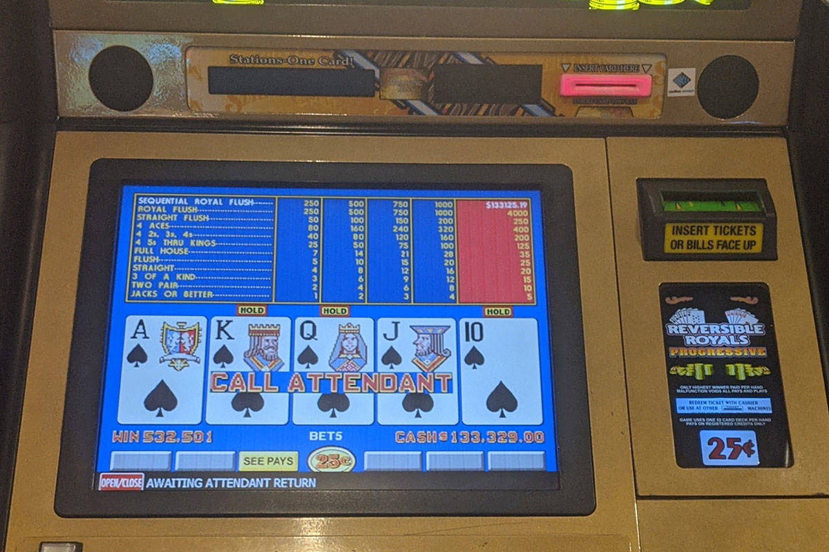 Royal flush worth 133K to one Las Vegas local Casinos & Gaming