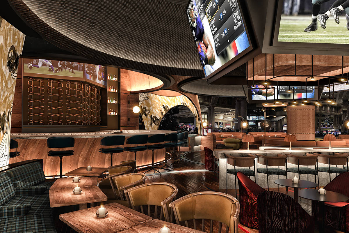 An artist's rendering of what Stadia's interior will look like. (Rockwell Group)