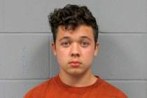 FILE - This undated booking photo from the Antioch, Ill., Police Department shows Kyle Rittenho ...