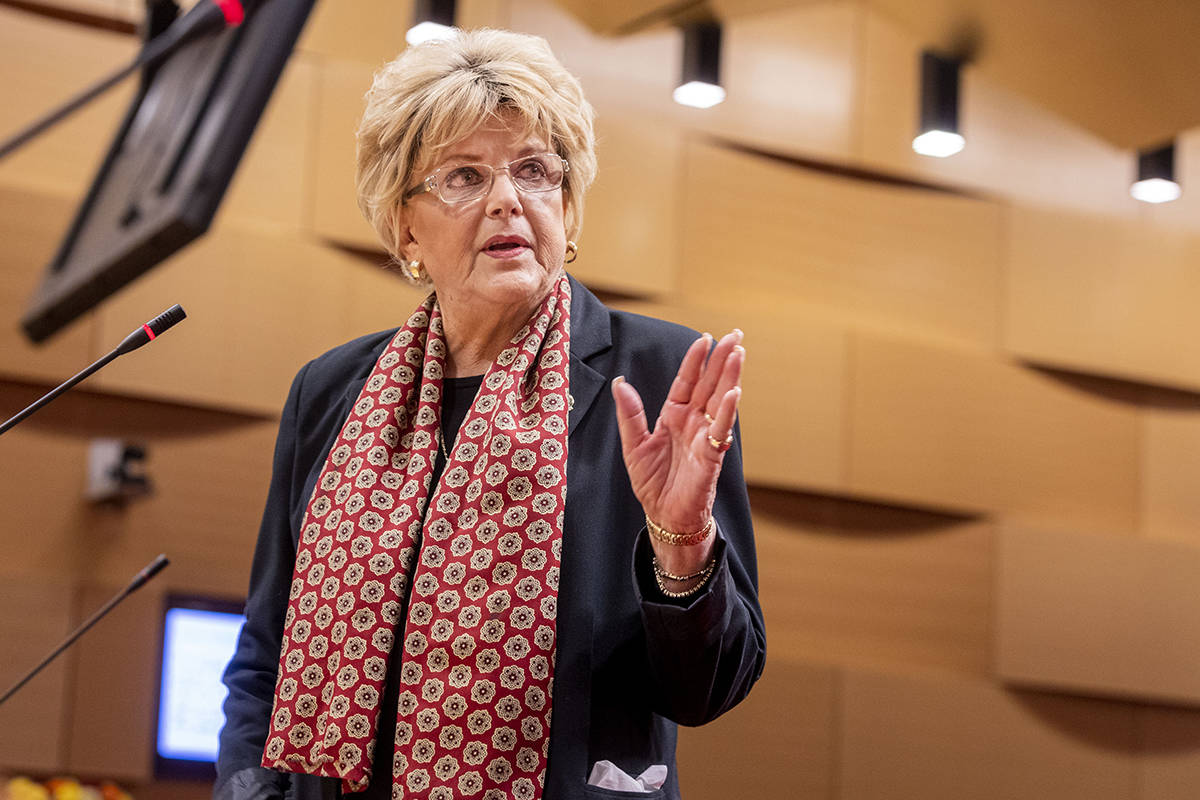 Las Vegas Mayor Carolyn Goodman. (Las Vegas Review-Journal)