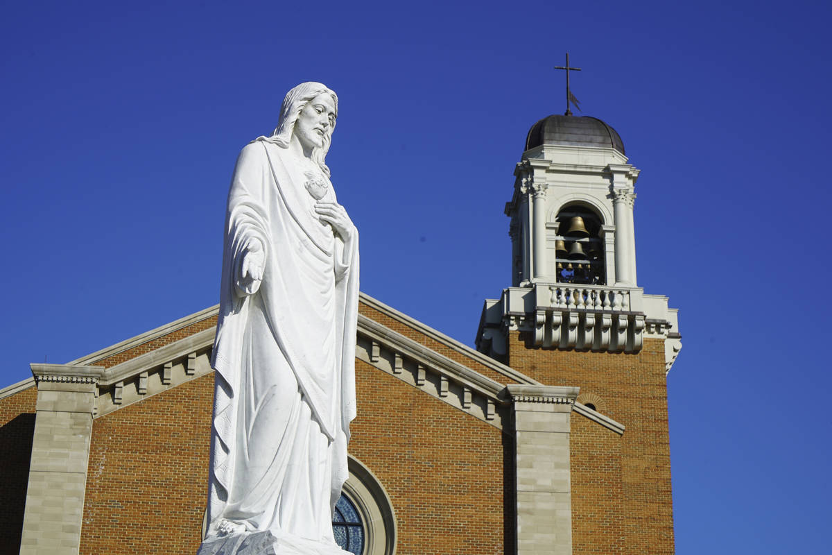 This Wednesday, Jan. 27, 2021, photo shows the Holy Name of Jesus Cathedral in Raleigh, N.C. Th ...