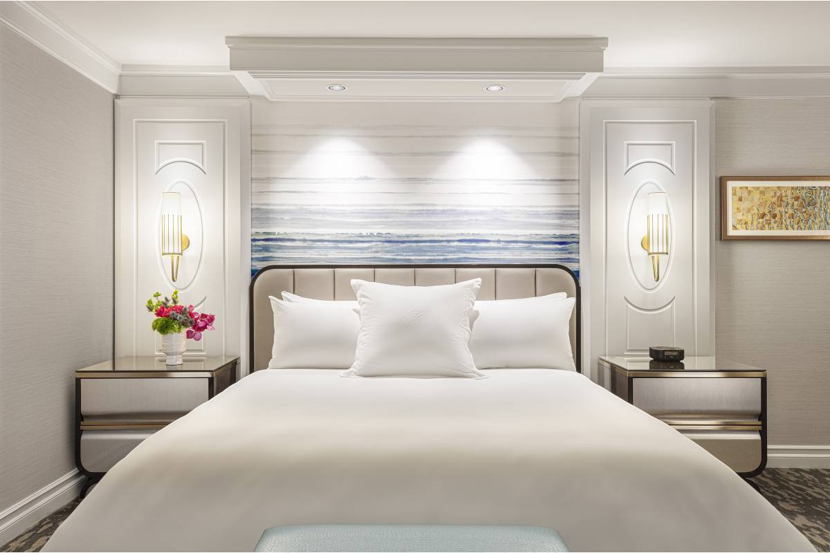 A Bellagio guest room after renovations. (Courtesy, MGM Resorts International)