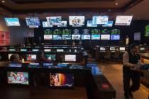 Palace Station sportsbook, shown on Thursday, Aug. 23, 2018. Richard Brian Las Vegas Review-Journal