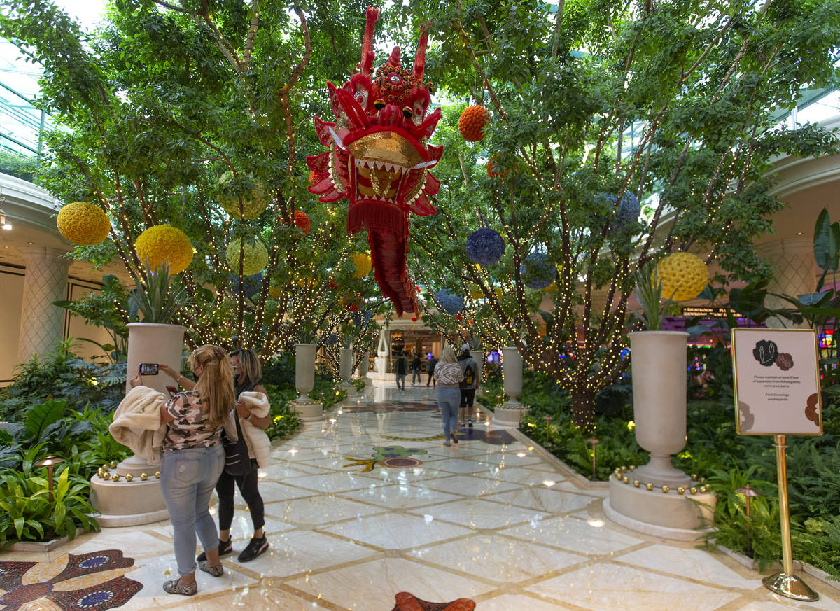 2021 Year of the Ox: Bellagio decorates for Lunar New Year