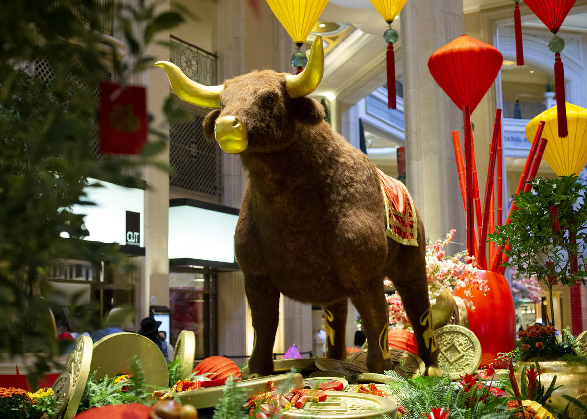2021 Year of the Ox: Bellagio decorates for Lunar New Year