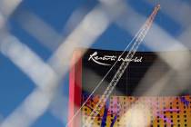 Resorts World is under construction on Friday, Feb. 5, 2021, in Las Vegas. (Ellen Schmidt/Las V ...