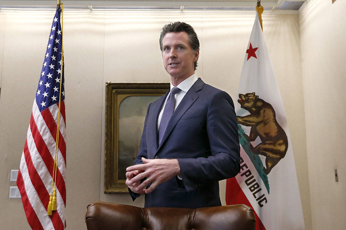 Gov. Gavin Newsom, seen in 2019. (AP Photo/Rich Pedroncelli)