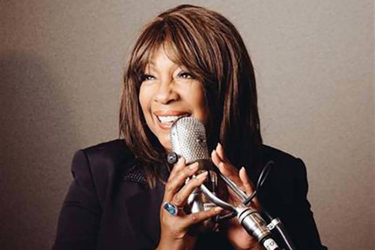 Mary Wilson, a founding member of The Supremes, is shown in a studio of the Capitol Records bui ...
