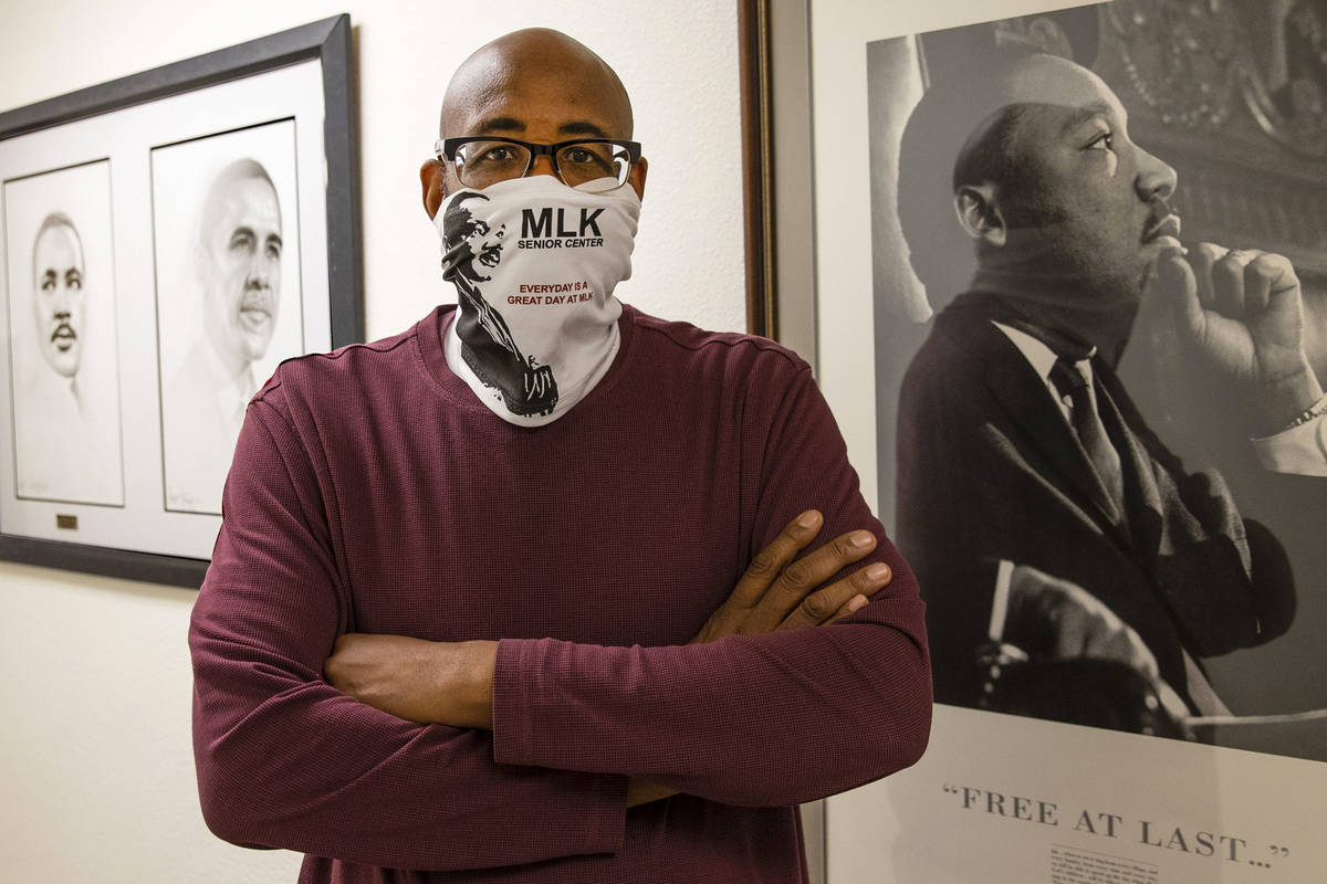 Byron Goynes is the director of the Martin Luther King Jr. Senior Center in North Las Vegas. (B ...