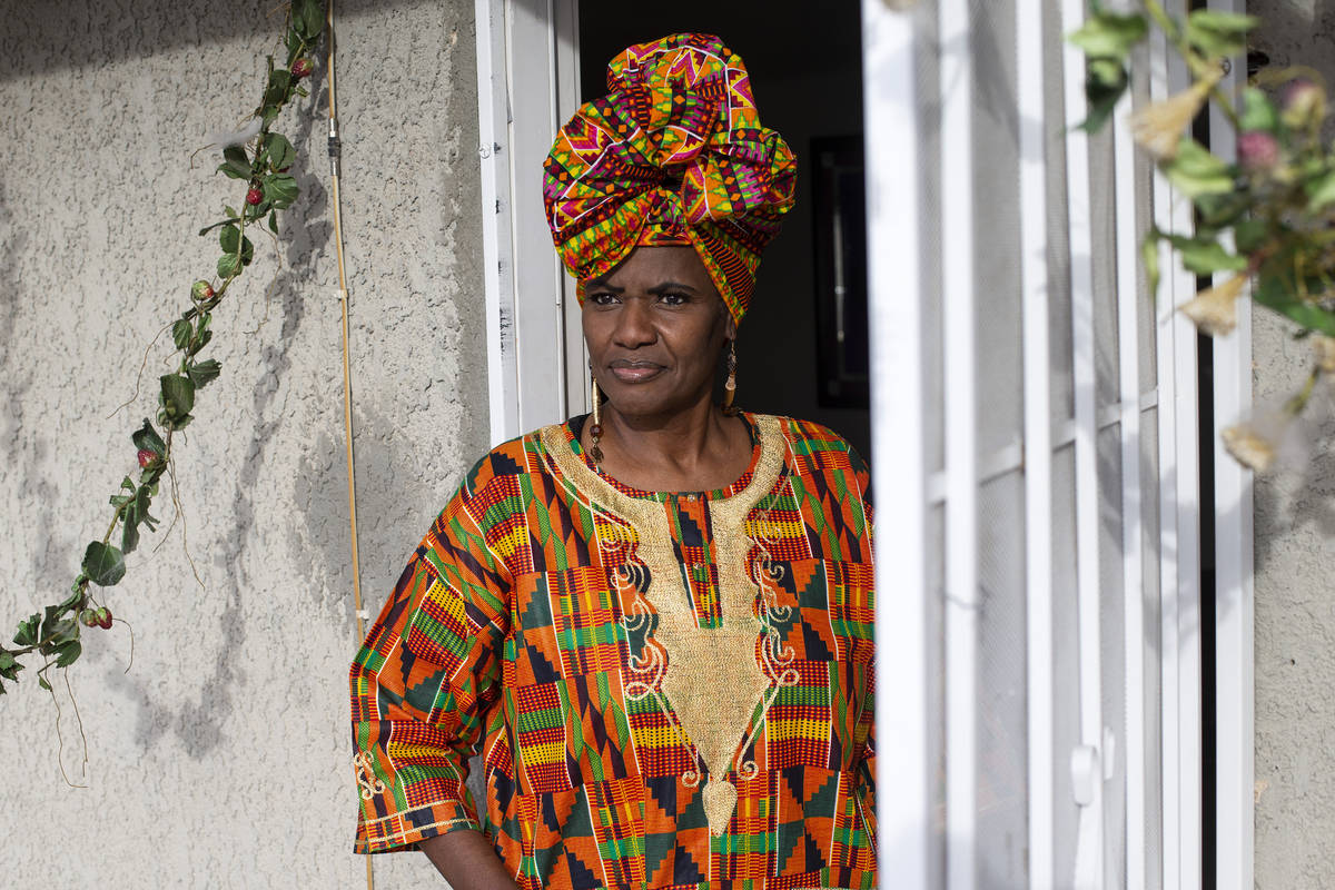 Yvonne Wesley, daughter of Black activist Mary Wesley, poses for a portrait at her home on Tues ...