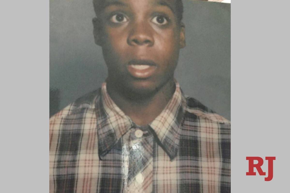 A photo of Reginald Hayes at the age of 14, taken in 1985, when he was wrongfully convicted of ...