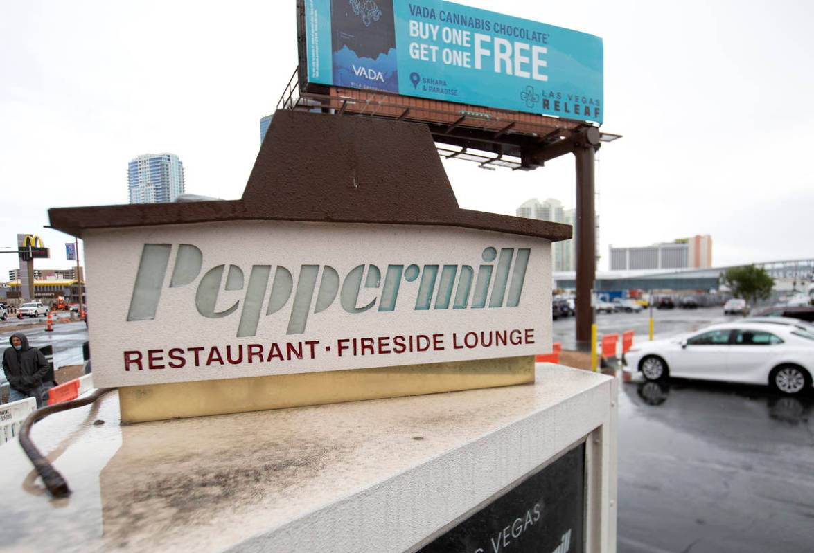 The Peppermill resides next to a vacant parcel on the north end of the Las Vegas Strip on Frida ...