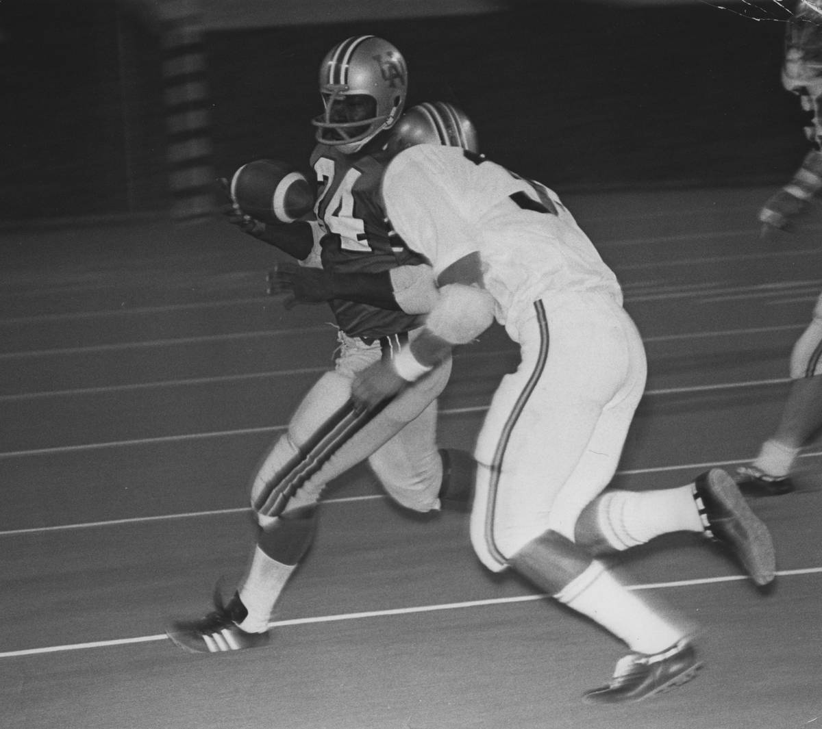 Wayne Nunnely played fullback for UNLV in 1972. Photo courtesy of UNLV athletics.