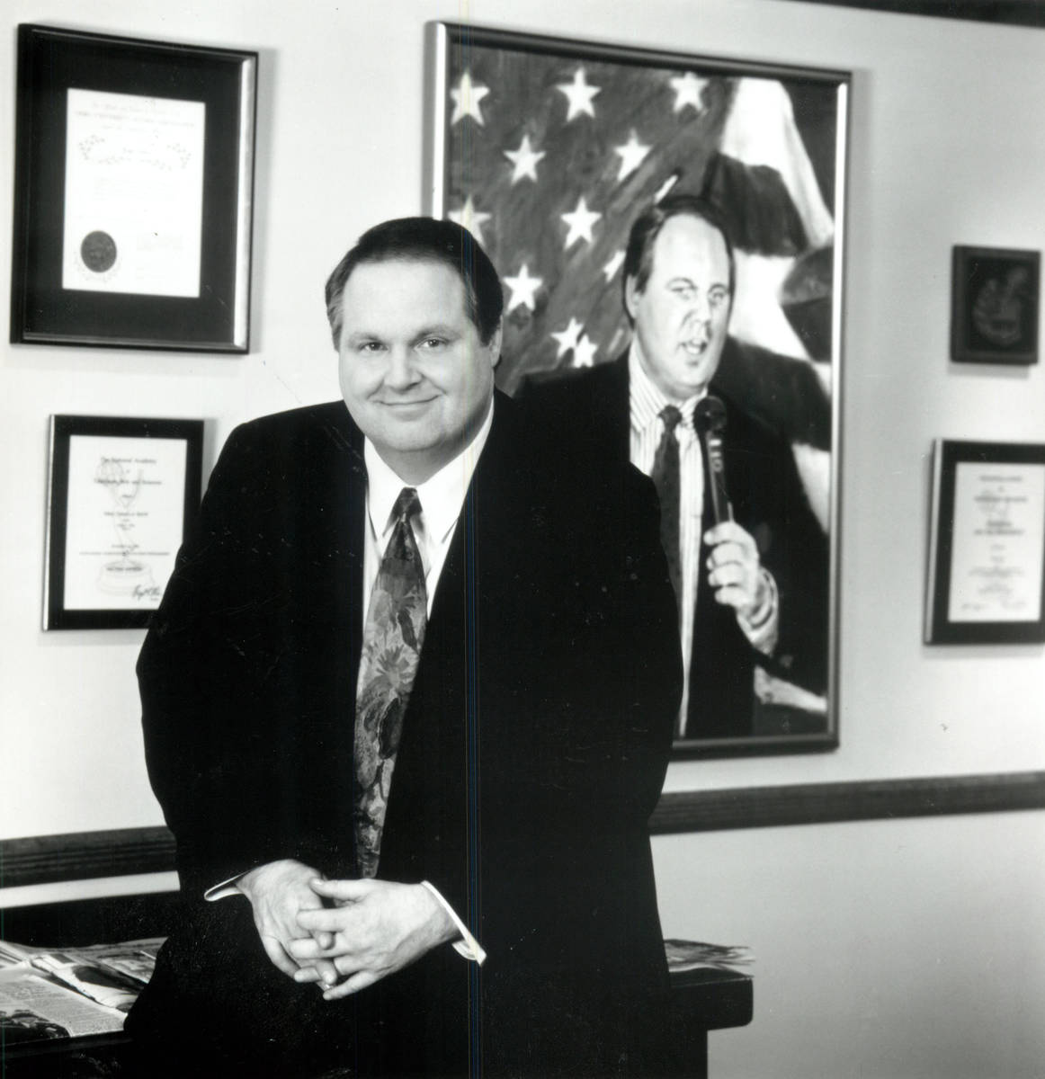 This 1993 photo shows Rush Limbaugh (Las Vegas Review-Journal, File)