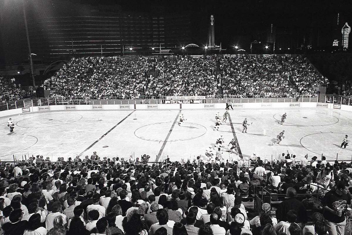 Memories: Outdoor hockey at Dodger Stadium 
