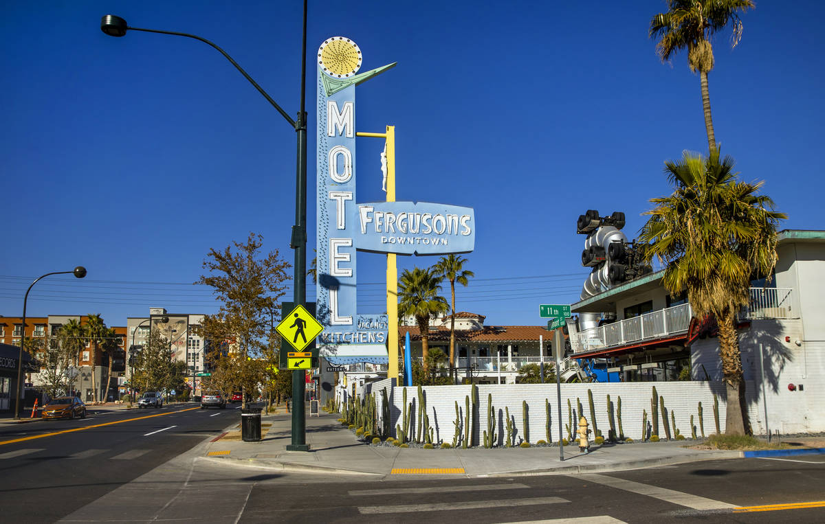 Fergusons Downtown on Tuesday, Dec. 1, 2020, in Las Vegas. (L.E. Baskow/Las Vegas Review-Journa ...
