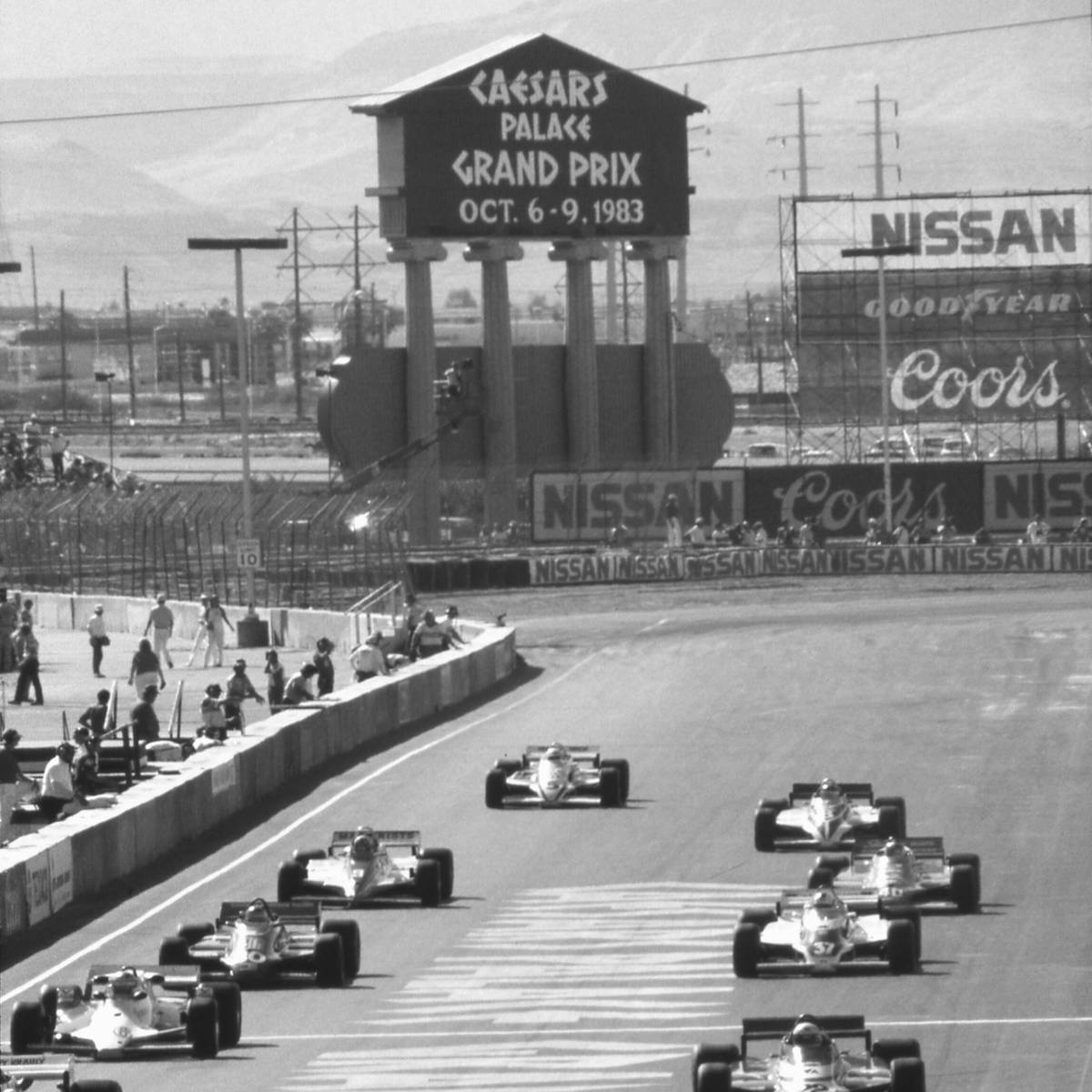 Caesars Palace converted its parking lot into a world-class track for formula one racing in Oct ...