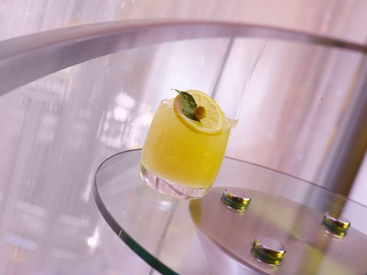 Verbena Cocktail at The Chandelier. (Cosmopolitan)