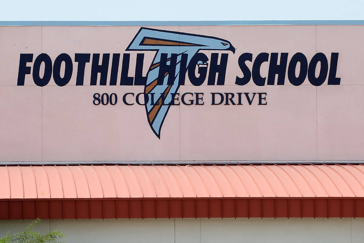 Foothill High School in Henderson (Bizuayehu Tesfaye/Las Vegas Review-Journal) @bizutesfaye