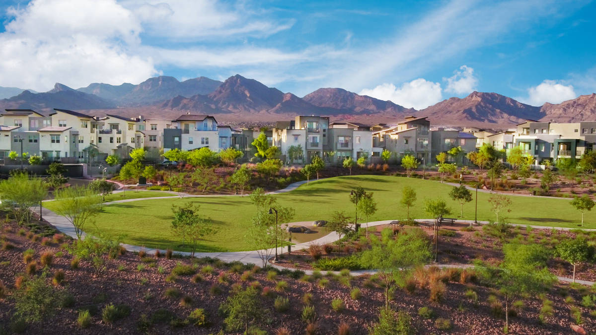 Affinity by Taylor Morrison, one of six neighborhoods in Summerlin offering condominiums or tow ...