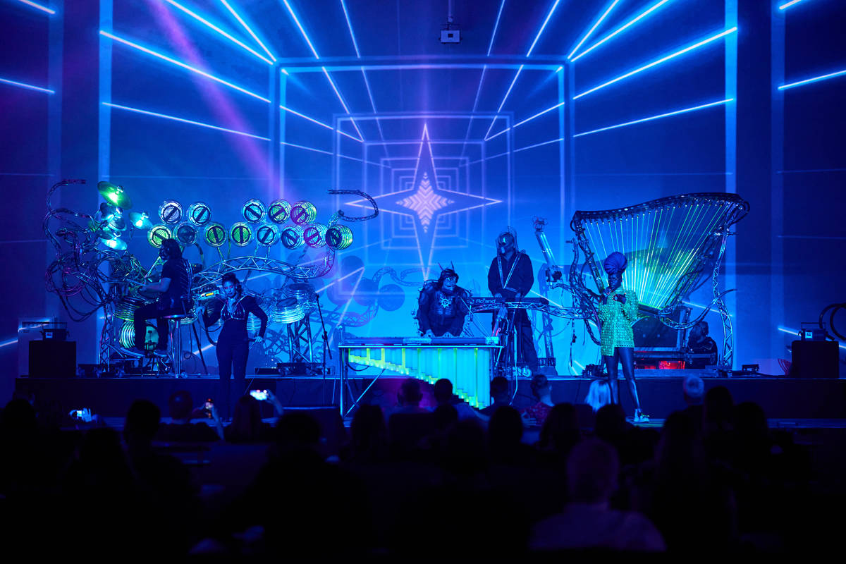 A look at the Soul in the Machine show at The Portal at Area15 on Saturday, February 21, 2021. ...