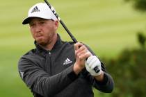 Daniel Berger on the Pebble Beach Golf Links during the final round of the AT&T Pebble Beac ...