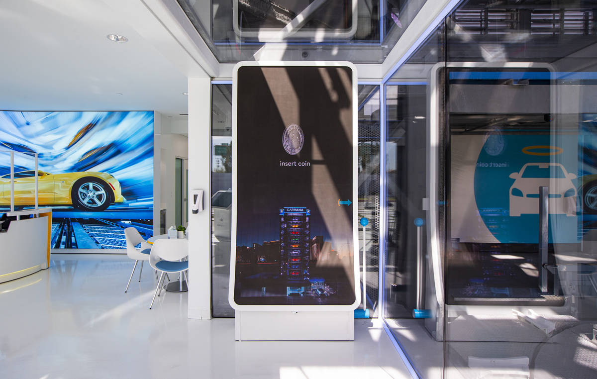 Carvana vending machine unveiled in Las Vegas Business