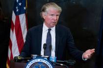 In this Feb. 24, 2020, file photo, Manhattan District Attorney Cyrus Vance Jr., speaks at a new ...