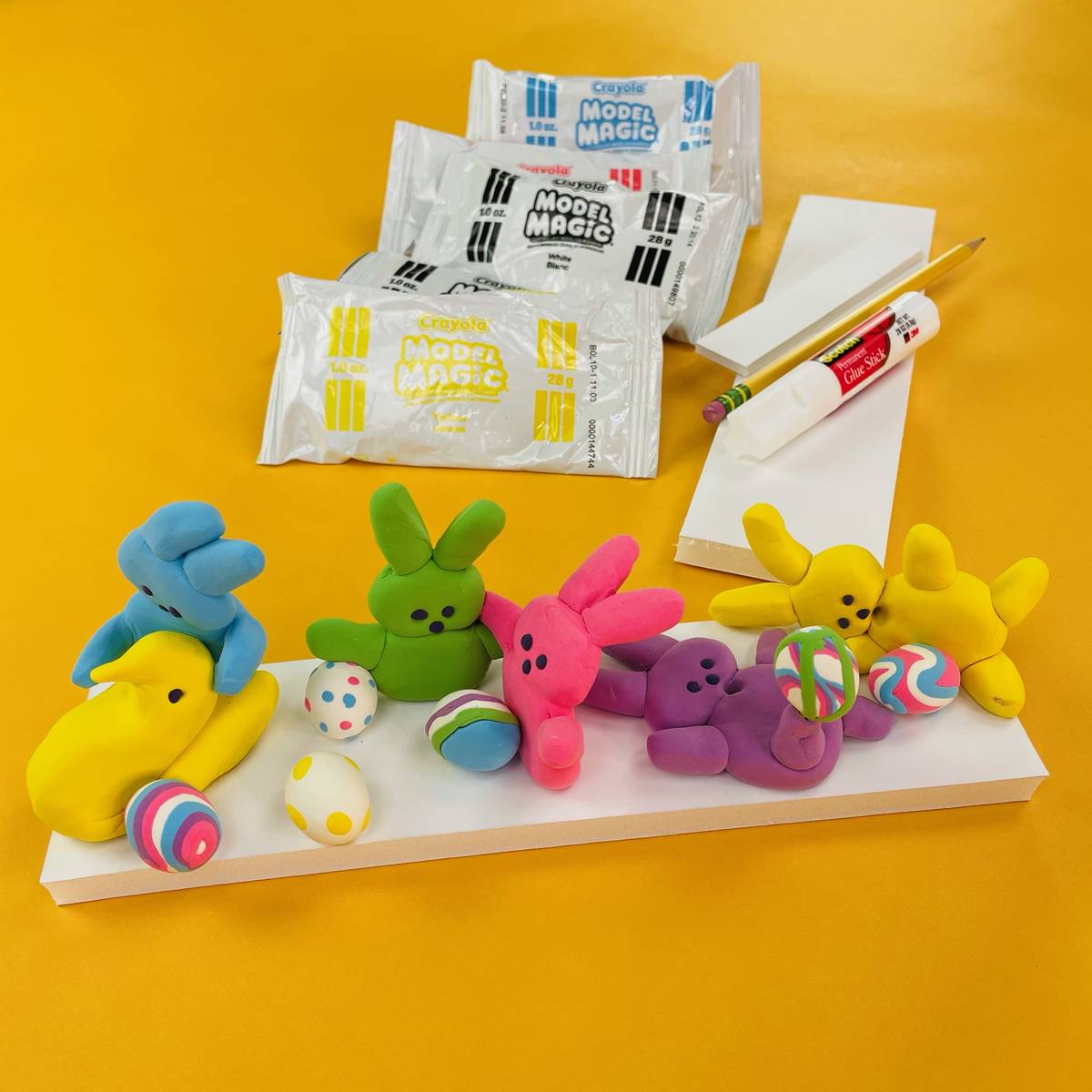 The Easter Art Box has a Peeps-centric project. (Art Classes for Kids)