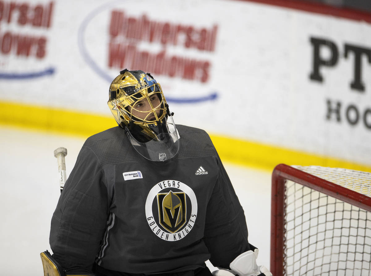 LAS VEGAS GOLDEN KNIGHTS ADIDAS MARC ANDRE FLEURY PRACTICE JERSEY