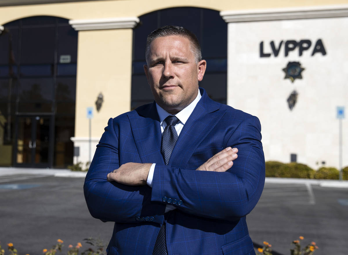 Steve Grammas is the president of Las Vegas Police Protective Association. (Bizuayehu Tesfaye/L ...