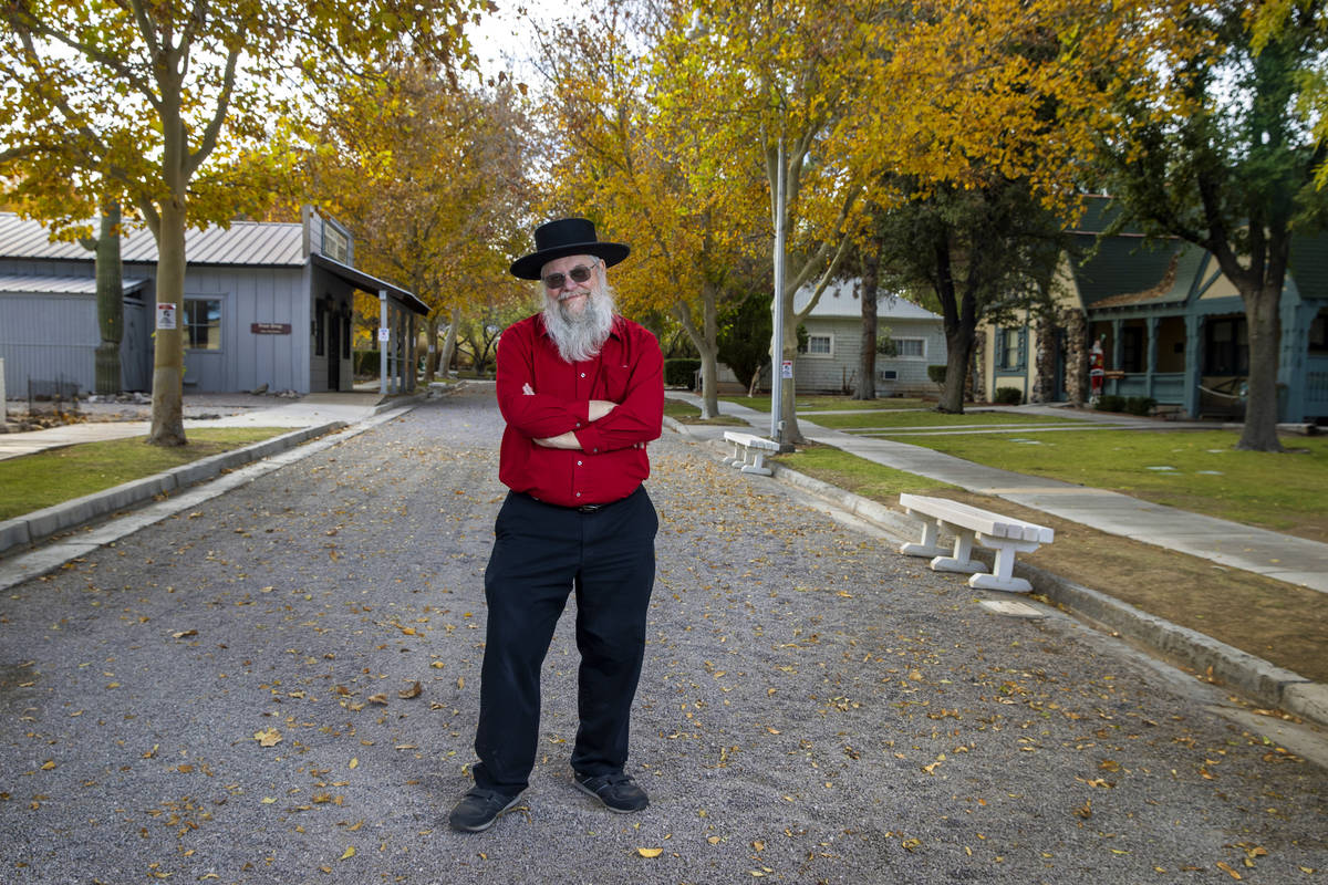 Mark Hall-Patton on Heritage Street at the Clark County Museum. (L.E. Baskow/rjmagazine) @Left_ ...