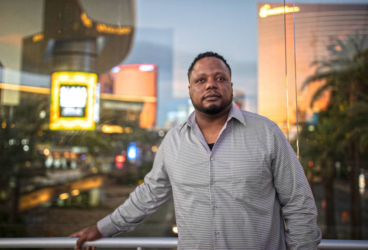 Siquon Hardy, a former project manager for gaming company Scientific Games, on Tuesday, Feb. 2, ...