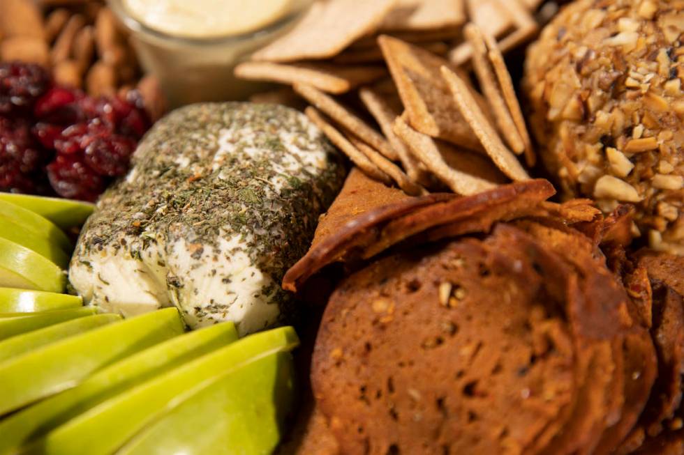 A vegan cheese and meat platter from NoButcher. (Erik Verduzco/rjmagazine) @Erik_Verduzco