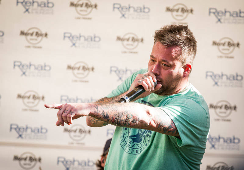 Uncle Kracker performs at Kenny Chesney Pre-Concert Pool Party Weekend at Hard Rock Hotel & Cas ...
