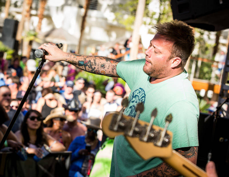 Uncle Kracker performs at Kenny Chesney Pre-Concert Pool Party Weekend at Hard Rock Hotel & Cas ...