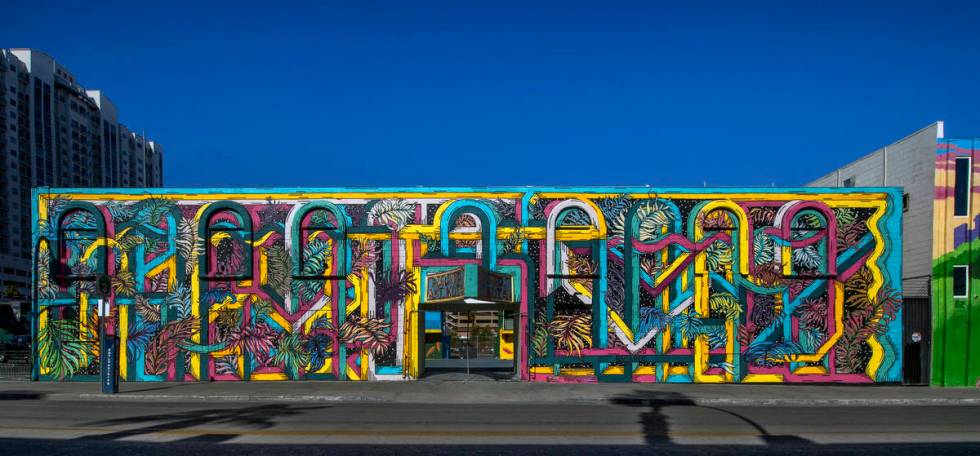 A closed commercial building at  221 N. Seventh St. in downtown Las Vegas, was owned by Tony ...